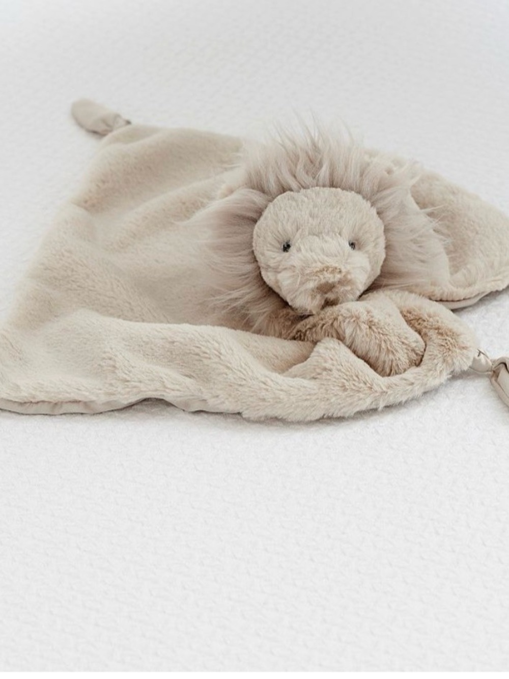 Pottery Barn Kids Beige Plush Lion Lovey